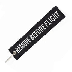 Remove Before Flight Keychain