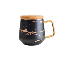 Coffee Mugs Marble Gold Inlay