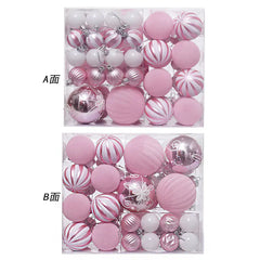 Decorative Christmas Balls Set with Colorful Designs