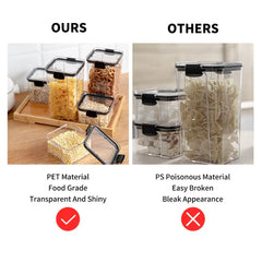 Contenedor de plástico para almacenar alimentos