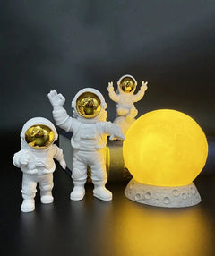 Astronaut Yellow Moon Ambient Light Ornament