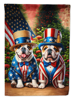 All American English Bulldog Garden Flag