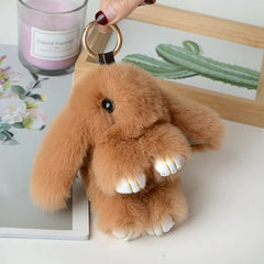 Plush Rabbit Key Chain