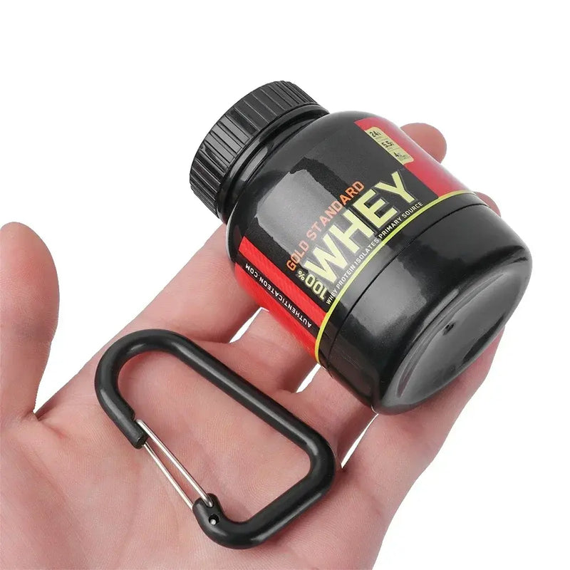 Portable Mini Protein Powder Bottle With Keychain