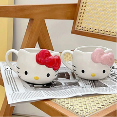 Kitty Cutie Character Ceramic Coffee Mugs