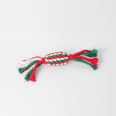 Cotton Thread Dog Toy - Christmas Tree Gift Doll