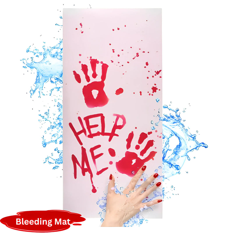 Halloween Red Blood Mat