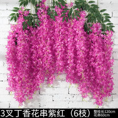 Artificial Wisteria Flower Garland