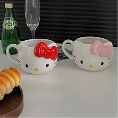 Kitty Cutie Character Ceramic Coffee Mugs