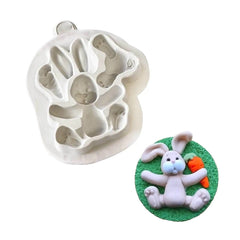 Molde de conejito de Pascua