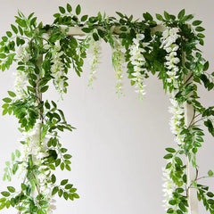 Wisteria Artificial Flower Vine Wreath