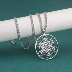 Archangel Metatron Cube Necklace