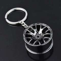 Metal Car Keychain | Wheel