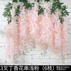 Artificial Wisteria Flower Garland