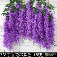 Artificial Wisteria Flower Garland
