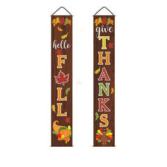 Thanksgiving Banner Custom Fall Door Decoration