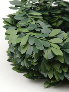 22.96ft Artificial Green Leaves Garland
