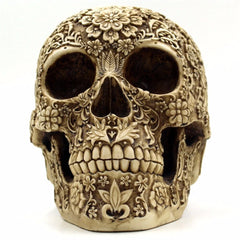 Skull Bone Skeletons Flower Ornament