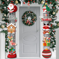 Merry Christmas Door Banner for Home Decoration