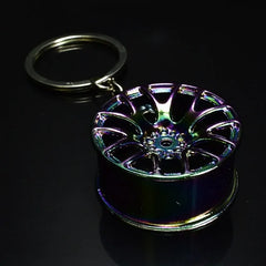 Metal Car Keychain | Wheel