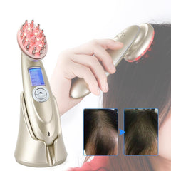 Electric Laser Hair Growth Comb Infrared EMS RF Vibration Massager Microcurrent Hair Care Hair Loss Treatment Hair Regrowth