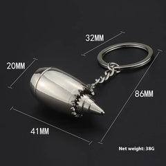 3D Engine Keychain & Handbag Pendant