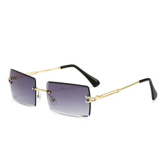 New Rimless Rectangle Sunglasses