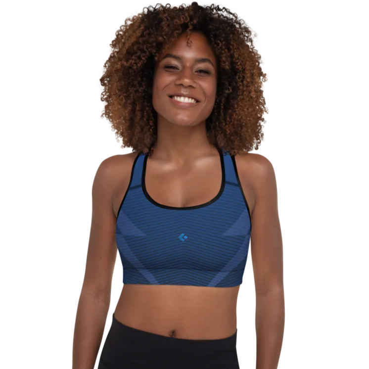 Festivano Blue Pro Sports Bra