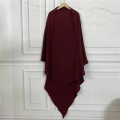 Muslim Headscarf, Solid Color, Smooth Plate