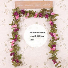 Wisteria Artificial Flower Vine Wreath