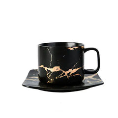 Coffee Mugs Marble Gold Inlay