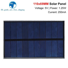 Solar Panel 5V 250MA 1.25W