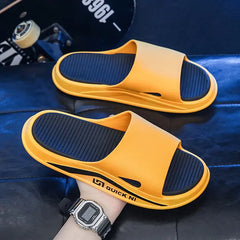 Summer Men Slippers Outdoor Male Shoes Anti-slip