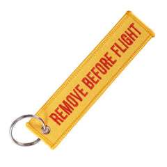 Remove Before Flight Keychain