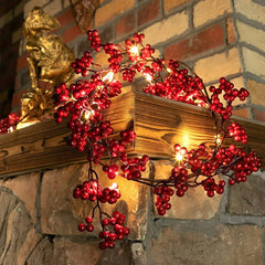 Red Berry Christmas Garland and More