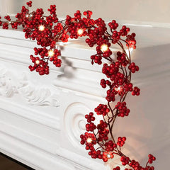 Red Berry Christmas Garland and More