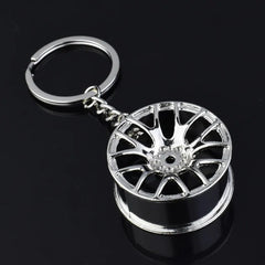 Metal Car Keychain | Wheel