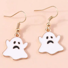 Pendientes colgantes con temática de Halloween