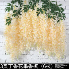 Artificial Wisteria Flower Garland