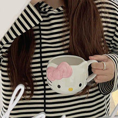 Kitty Cutie Character Ceramic Coffee Mugs