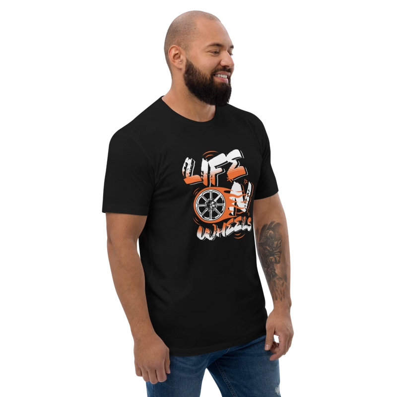 Men's Fitted T-Shirt | Life On Wheels