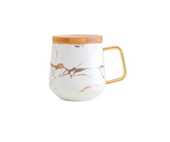 Coffee Mugs Marble Gold Inlay