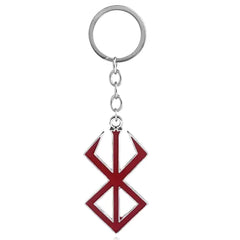 Roter Logo-Anhänger-Schlüsselanhänger