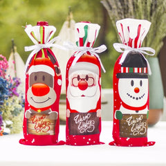 Santa Claus Wine Bottle Cover