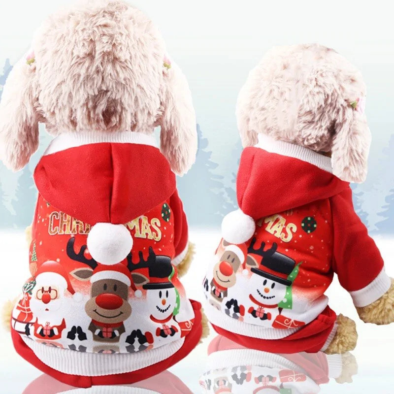 Santa Costume For Pet Dog