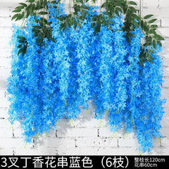 Artificial Wisteria Flower Garland