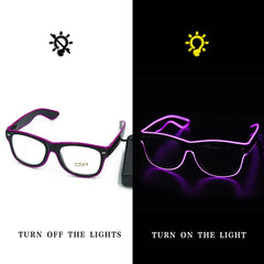 Neon LED party glasses