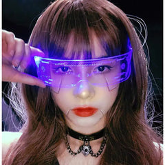 Luminous LED Glasses for Festive Brilliance