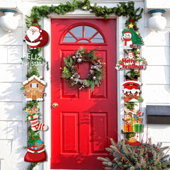 Merry Christmas Door Banner for Home Decoration