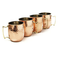 Hammered Copper Plated Mug